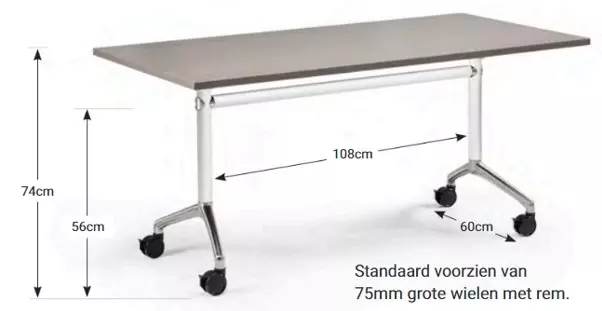 Een Klaptafel Turn & Go koop je bij Deska Alles voor Kantoor